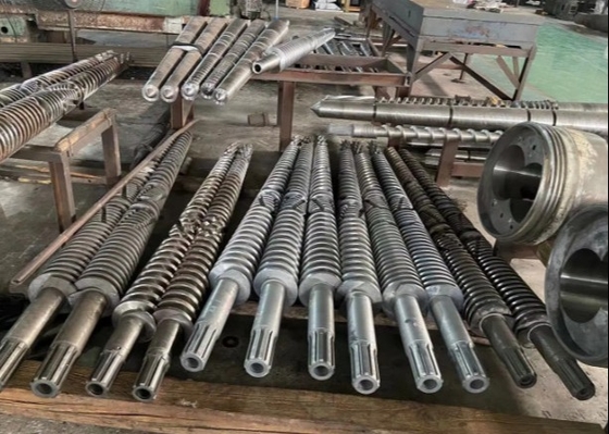 Machine d'extrusion de tuyaux en plastique à vis et baril de 100 mm à haute puissance
