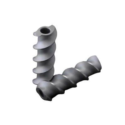Éléments de vis bimétalliques résistants à l'usure et baril pour extrudeuse en plastique de masterbatch fluoroplastique