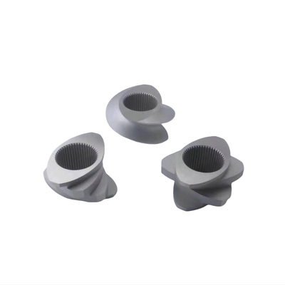 Éléments de vis bimétalliques résistants à l'usure et baril pour extrudeuse en plastique de masterbatch fluoroplastique