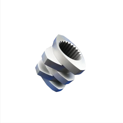 Éléments de vis bimétalliques résistants à l'usure et baril pour extrudeuse en plastique de masterbatch fluoroplastique