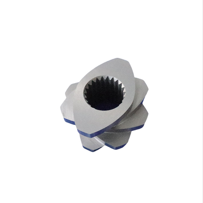 Éléments de vis bimétalliques résistants à la corrosion et baril pour extrudeuse en plastique de caoutchouc fluoré masterbatch