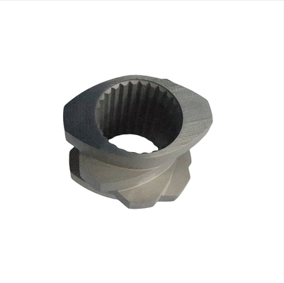 Éléments de vis bimétalliques résistants à la corrosion et baril pour extrudeuse en plastique de caoutchouc fluoré masterbatch