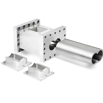 PTFE ETFE FEP PFA PVDF Pièces d'extrudeuse en plastique Résistant à l'usure Ensemble complet Segments de vis bimetalliques Baril et doublure