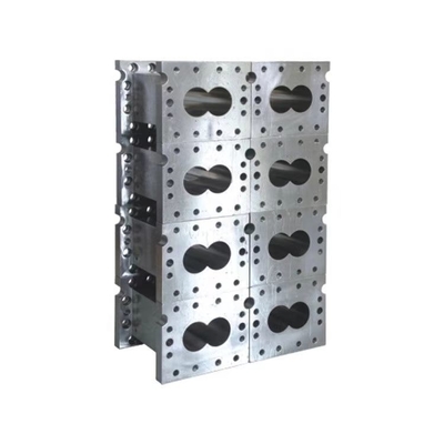 PTFE ETFE FEP PFA PVDF Pièces d'extrudeuse en plastique Résistant à l'usure Ensemble complet Segments de vis bimetalliques Baril et doublure