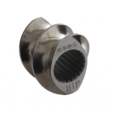 Remplacement de baril de vis bimetallique et de doublure pour extrudeuse en plastique de masterbatch en fluoroplastique