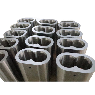 Remplacement de baril de vis bimetallique et de doublure pour extrudeuse en plastique de masterbatch en fluoroplastique