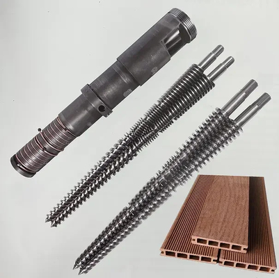 Pièces d'extrudeuse à double vis avancées d'acier à outils à grande vitesse d'acier anticorrosion pour un chauffage rapide et uniforme