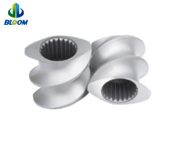 Baril bimetallique à haute performance et éléments à double vis, combinaison parfaite pour l'extrusion