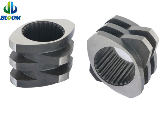 Baril bimetallique à haute performance et éléments à double vis, combinaison parfaite pour l'extrusion
