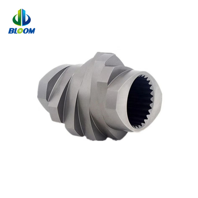 Parties d'extrudeuses sur mesure Segments de vis bimetalliques pour la réparation dans la production de masterbatch