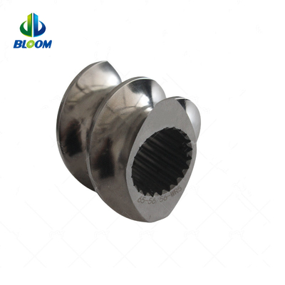 Parties d'extrudeuses sur mesure Segments de vis bimetalliques pour la réparation dans la production de masterbatch