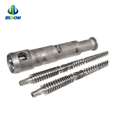 Screw conique à double vis et baril à haute performance pour la production de tuyaux en tôle de PVC