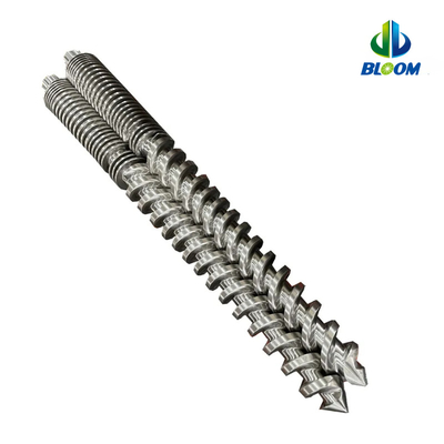 Screw conique à double vis et baril à haute performance pour la production de tuyaux en tôle de PVC