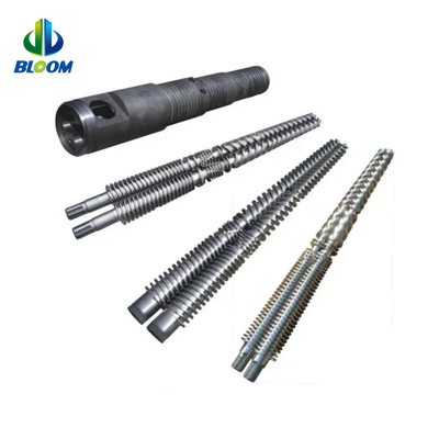 Screw conique à double vis et baril à haute performance pour la production de tuyaux en tôle de PVC