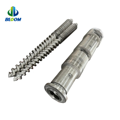 Screw conique à double vis et baril à haute performance pour la production de tuyaux en tôle de PVC