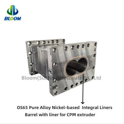 Baril à double vis anti-corrosion pour l'extrusion dans les plastiques d'ingénierie