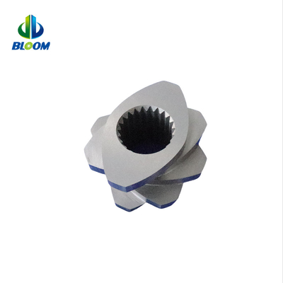 Extrudeuse en plastique à double vis en co-rotation parallèle, vis en alliage de cobalt pour PEEK PVDF