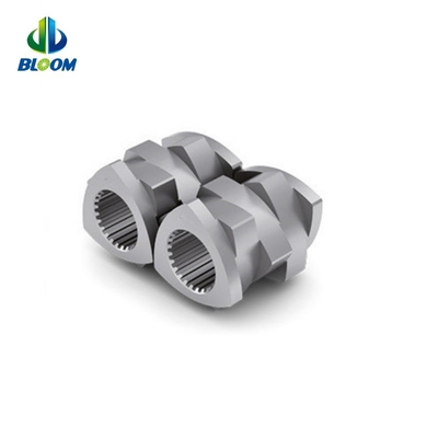 Extrudeuse en plastique à double vis en co-rotation parallèle, vis en alliage de cobalt pour PEEK PVDF