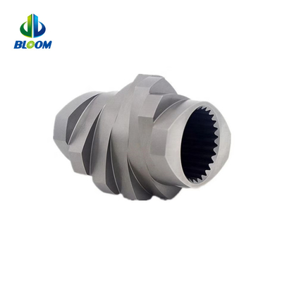Extrudeuse en plastique à double vis en co-rotation parallèle, vis en alliage de cobalt pour PEEK PVDF