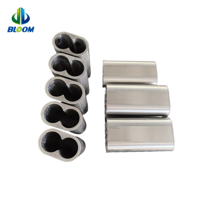 Parties d'extrudeuse en plastique à double vis Cobalt Nickel Alloy Barrel Liner pour la production de lisier de batterie au lithium