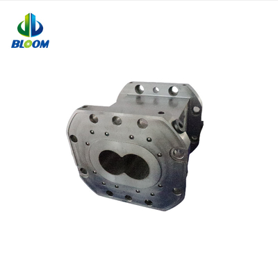 W6Mo5Cr4V2 Baril d'extrudeuse en plastique pour extrudeuse à double vis LDPE/HDPE/PP Extrudeuse à soufflage par film Baril d'extrudeuse à vis bimetallique