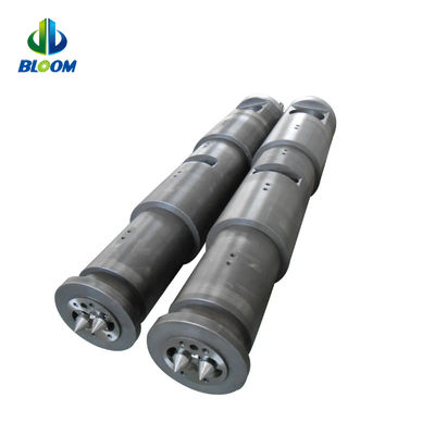 Bimétallique conique double vis et baril pour la production de PVC WPC TPE TPU
