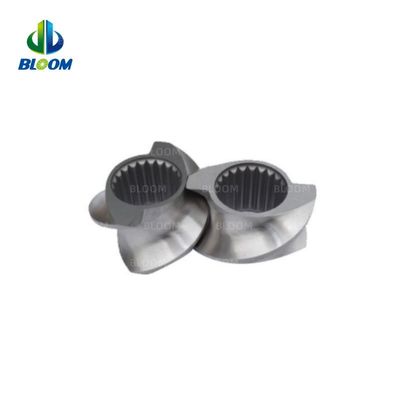 Fabrication personnalisée d'éléments de vis d'extrudeuse en plastique pour baril efficace W6mo5cr4v2 Matériau pour extrudeuse à double vis