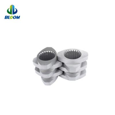 Fabrication personnalisée d'éléments de vis d'extrudeuse en plastique pour baril efficace W6mo5cr4v2 Matériau pour extrudeuse à double vis