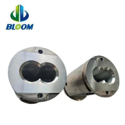 Fabrication personnalisée d'éléments de vis d'extrudeuse en plastique pour baril efficace W6mo5cr4v2 Matériau pour extrudeuse à double vis