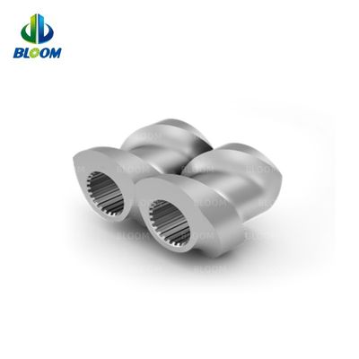 Fabrication personnalisée d'éléments de vis d'extrudeuse en plastique pour baril efficace W6mo5cr4v2 Matériau pour extrudeuse à double vis