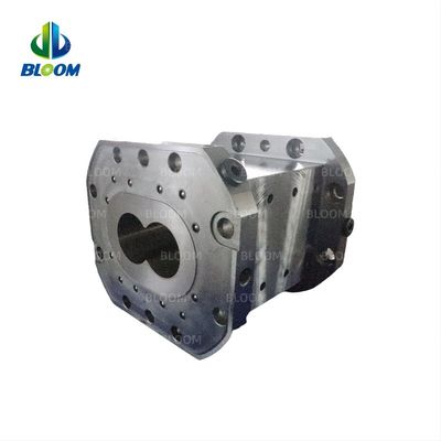 W6Mo5Cr4V2 Baril d'extrudeuse en plastique pour extrudeuse à double vis LDPE/HDPE/PP Extrudeuse à soufflage par film Baril d'extrudeuse à vis bimetallique