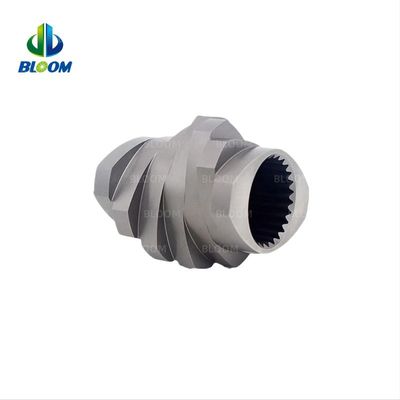 Élément de vis extrudée et segment personnalisé de vis de canon pour extrudeuse à vis jumelées
