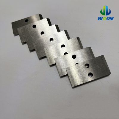 Couteau de machine industrielle de petite taille en forme spéciale pour l'emballage alimentaire Recyclage en plastique SS Résistance à l'usure en acier