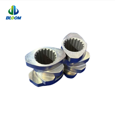 Ensemble de fûts à vis bimetalliques de 30 mm de haute efficacité pour le mélange des boues de batteries au lithium
