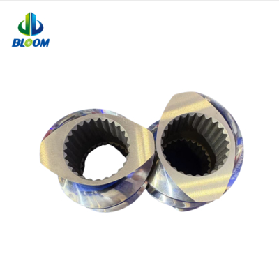 Ensemble de fûts à vis bimetalliques de 30 mm de haute efficacité pour le mélange des boues de batteries au lithium