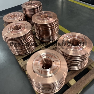Roue de soudage à couture en alliage CuCrZr pour soudage par résistance
