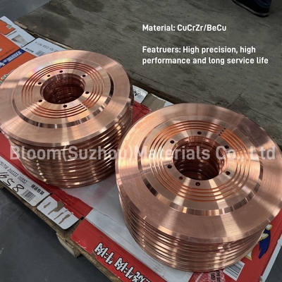 Roue de soudage à couture en alliage CuCrZr pour soudage par résistance