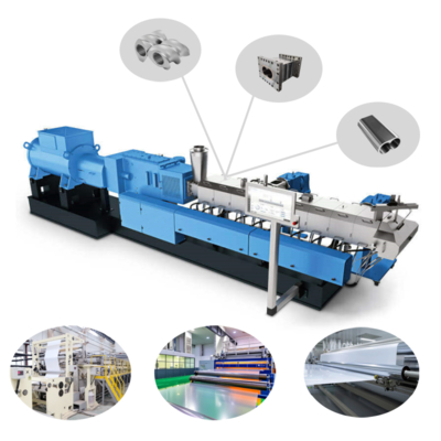 Fournisseur chinois ZSK Pièces d'extrudeuse double jumelle vis segments pour barbotine de batterie au lithium