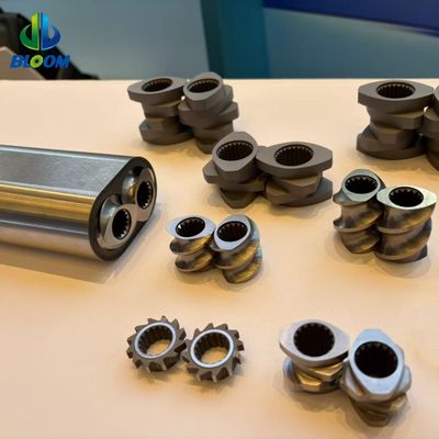 Pièces d'extrudeuse Boulons et revêtements pour le mélange, la composition et la granulation de résines plastiques avec retardateur de flamme sans halogène