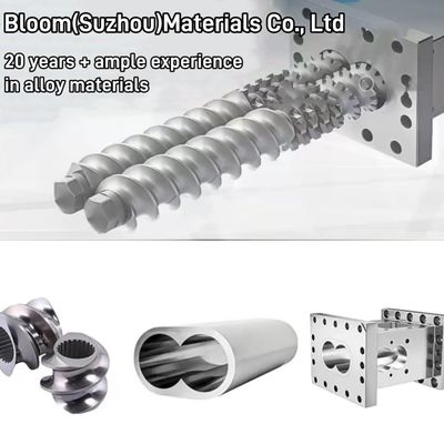 Éléments à double vis de haute précision pour la composition de polymères dans l'industrie plastique Extrudeuses à double vis parallèles