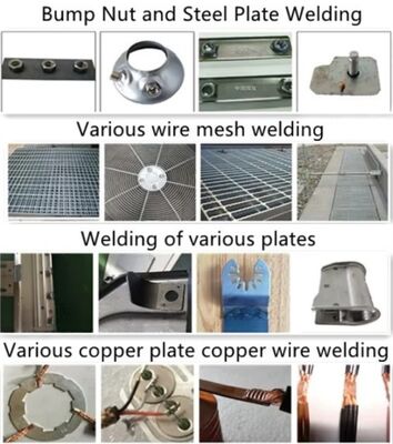 Machine de soudage par points à résistance à haute efficacité avec alimentation 380V, 220V et capacité de 100KVA pour le soudage par résistance industriel