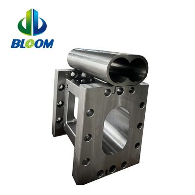 Baril d'extrudeuse à double vis bimétallique HIP avec dureté 58-62HRC et matériau PM-HIP WR14 certifié ISO9001
