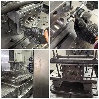 Baril à double vis en alliage de nickel à haute résistance avec résistance à l'usure pour extrudeuse de composition en plastique