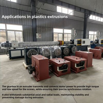 Réducteur vertical à couple élevé, haute vitesse et haute efficacité série SJ225 SZ65 pour extrudeuse