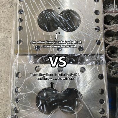 Vis et fourreau d'extrudeuse résistants à l'usure et à la corrosion avec usinage de précision CNC et HRC 58-62 pour extrusion industrielle