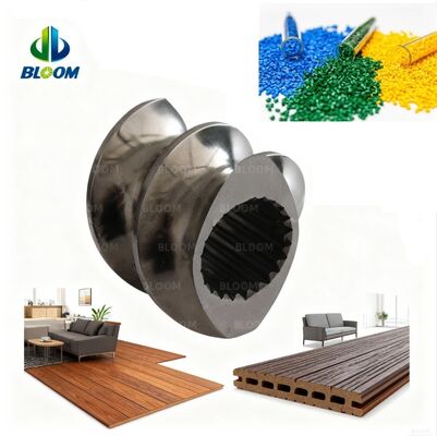 Éléments à vis jumelles de la série ZSK W6Mo5Cr4V2 pour extrudeuses à vis jumelles en co-rotation avec une plage de diamètre de 20 mm à 200 mm