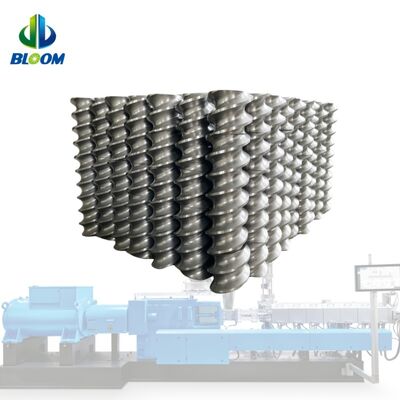 Éléments d'extrudeuse à double vis de précision avec dureté HRC 58-62 et usinage CNC pour résistance à la corrosion