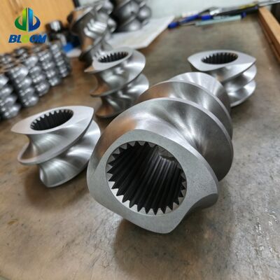 Éléments d'extrudeuse à double vis de précision avec dureté HRC 58-62 et usinage CNC pour résistance à la corrosion