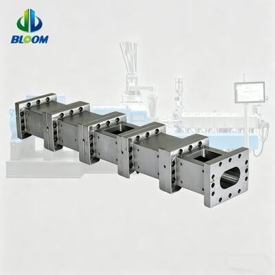 Baril à double vis en alliage de nickel avec résistance à l'usure et pièces détachées d'extrudeuse personnalisables pour le traitement des matières plastiques