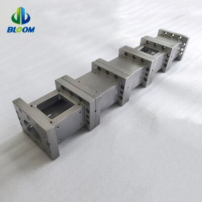 Baril à vis jumelles en alliage de nickel de conception modulaire avec résistance à l'usure pour extrudeuses à couple élevé